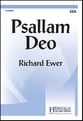 Psallam Deo SSA choral sheet music cover